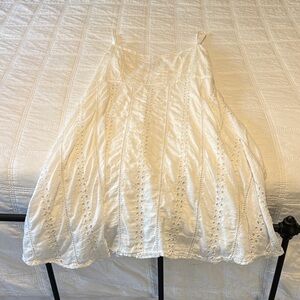 Old Navy White Eyelet Mini Dress